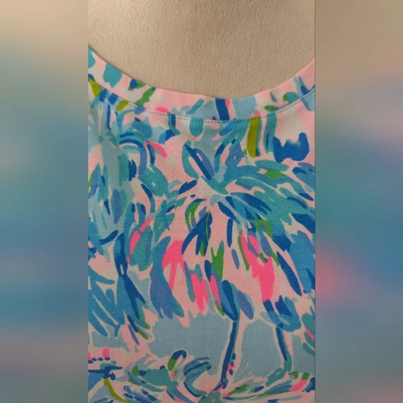 Lilly Pulitzer Finn Long Sleeve Print Women's Top - Picture 2 of 9